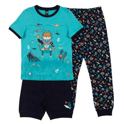 Tiger 3pc Pajamas 12-24m