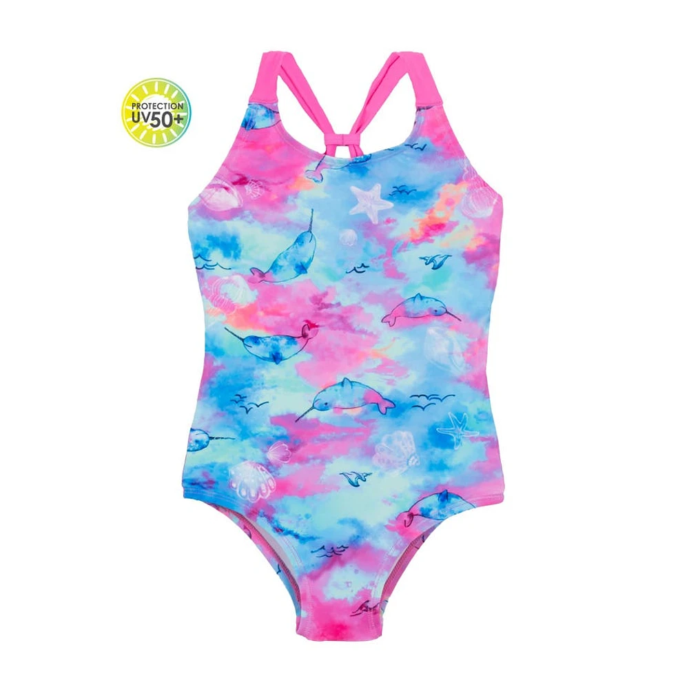 Seashells UV Swimsuit 2-6y