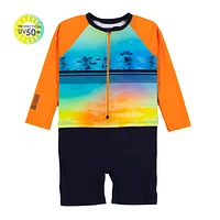 Surf Long Sleeves UV Swimsuit 2-4y