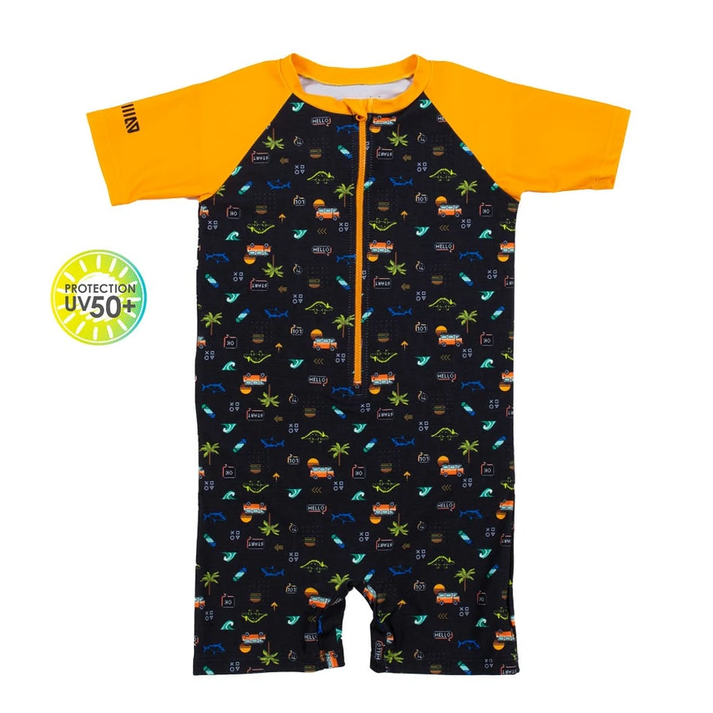 Retro UV Swimsuit 2-4y