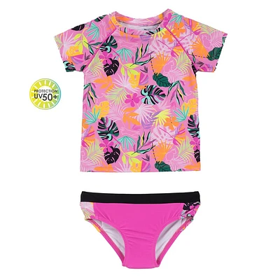 Hibiscus UV Rashguard Set 7-14y