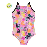 Maillot UV Hibiscus 3-6ans