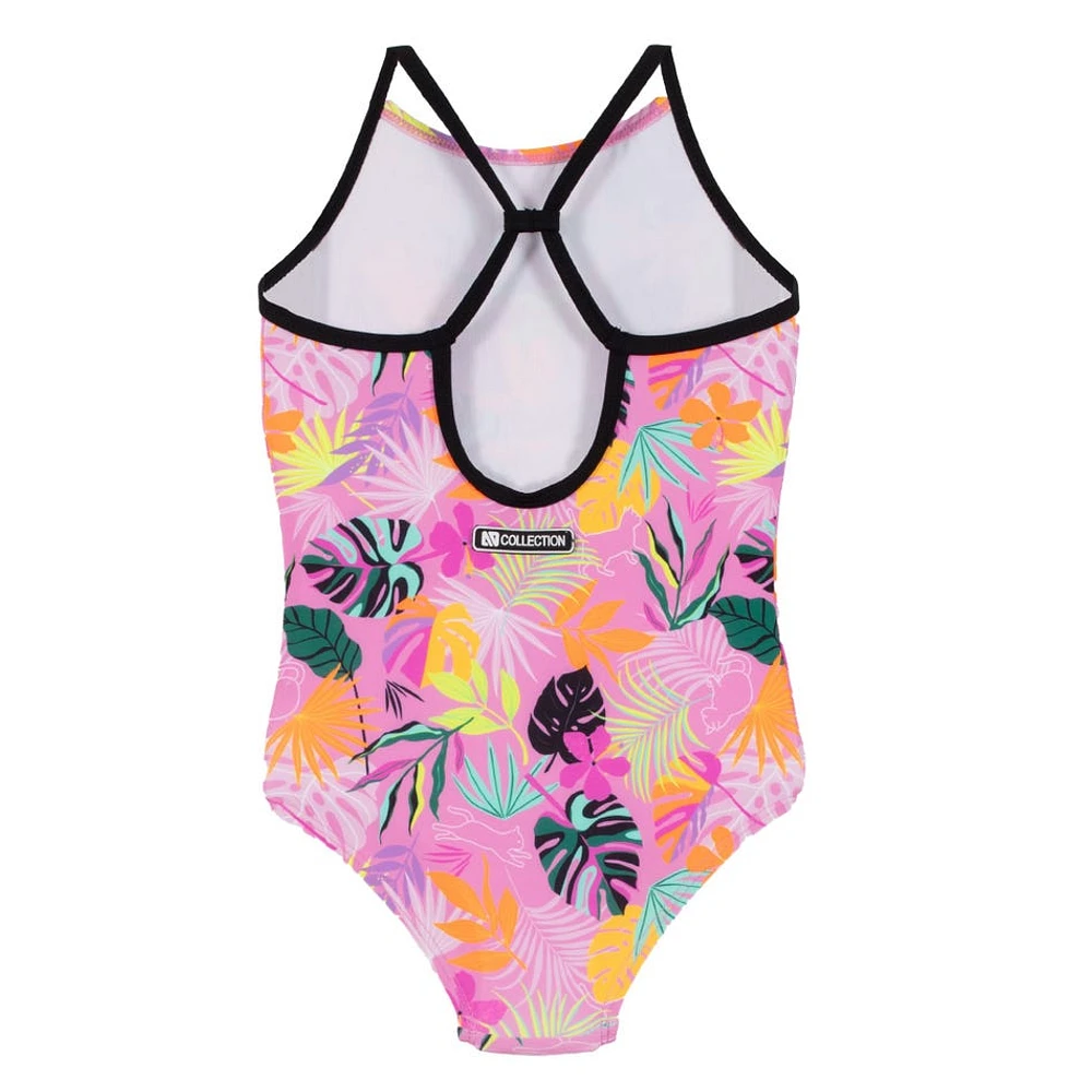Maillot UV Hibiscus 3-6ans