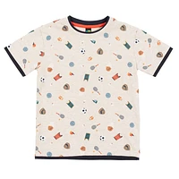 Match printed T-Shirt 2-12y