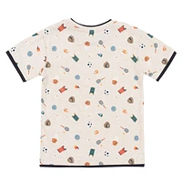 Match printed T-Shirt 2-12y