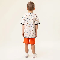 Match printed T-Shirt 2-12y