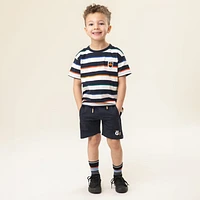 Match Striped T-Shirt 2-12y