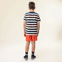 Match Striped T-Shirt 2-12y