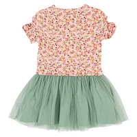 Ladybug Flower Dress 2-12y