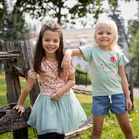 Ladybug Flower Dress 2-12y