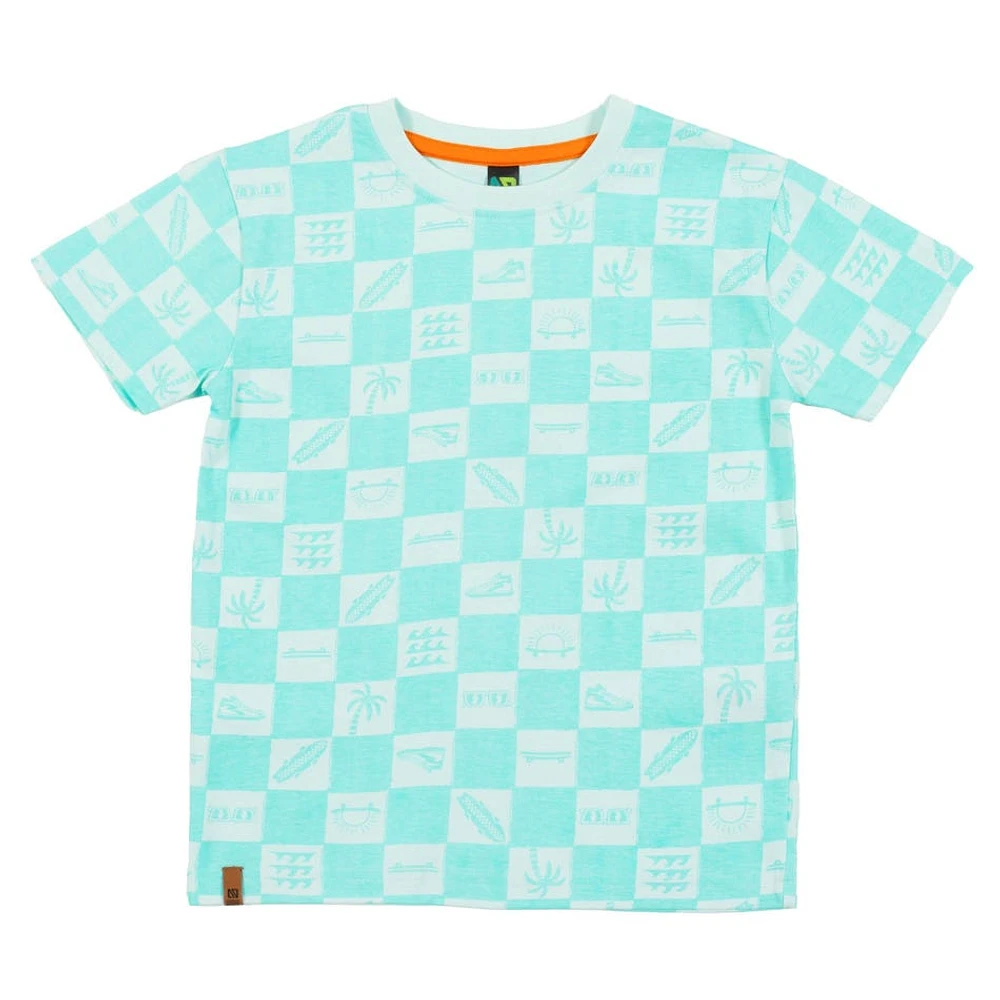 T-Shirt Damiers 360 Degrés 2-12ans