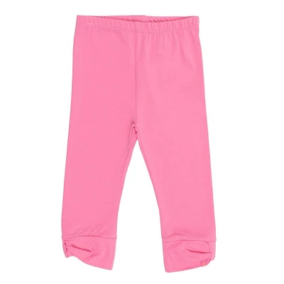 Legging 3/4 Rose Pouce Vert 2-12ans