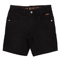 Vacation Black Denim Shorts