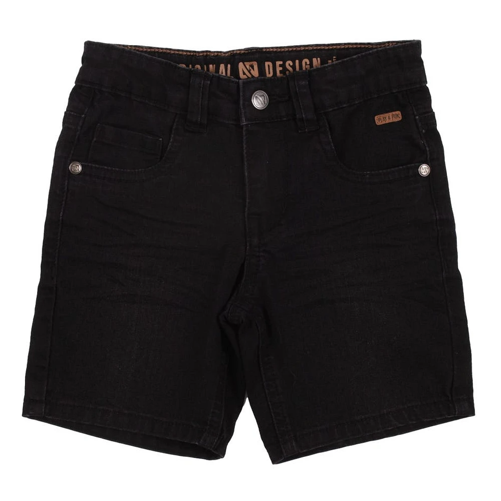 Short Denim Noir Vacances 2-12ans