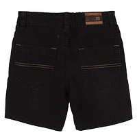 Vacation Black Denim Shorts