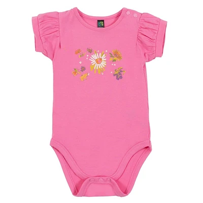 Flower Bodysuit 6-24m