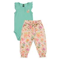 Flower Pants Set 6-24m