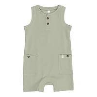 Smiled Ribbed Romper 6-24m