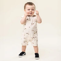 Smile printed Romper 6-24m