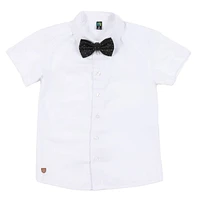 Bowtie White Shirt 2-12y