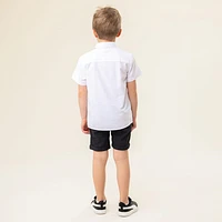 Bowtie White Shirt 2-12y