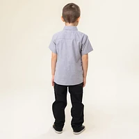 Grey Bow Tie Shirt 2-12y