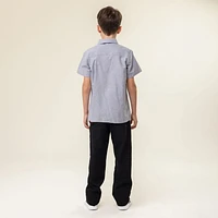 Grey Bow Tie Shirt 2-12y