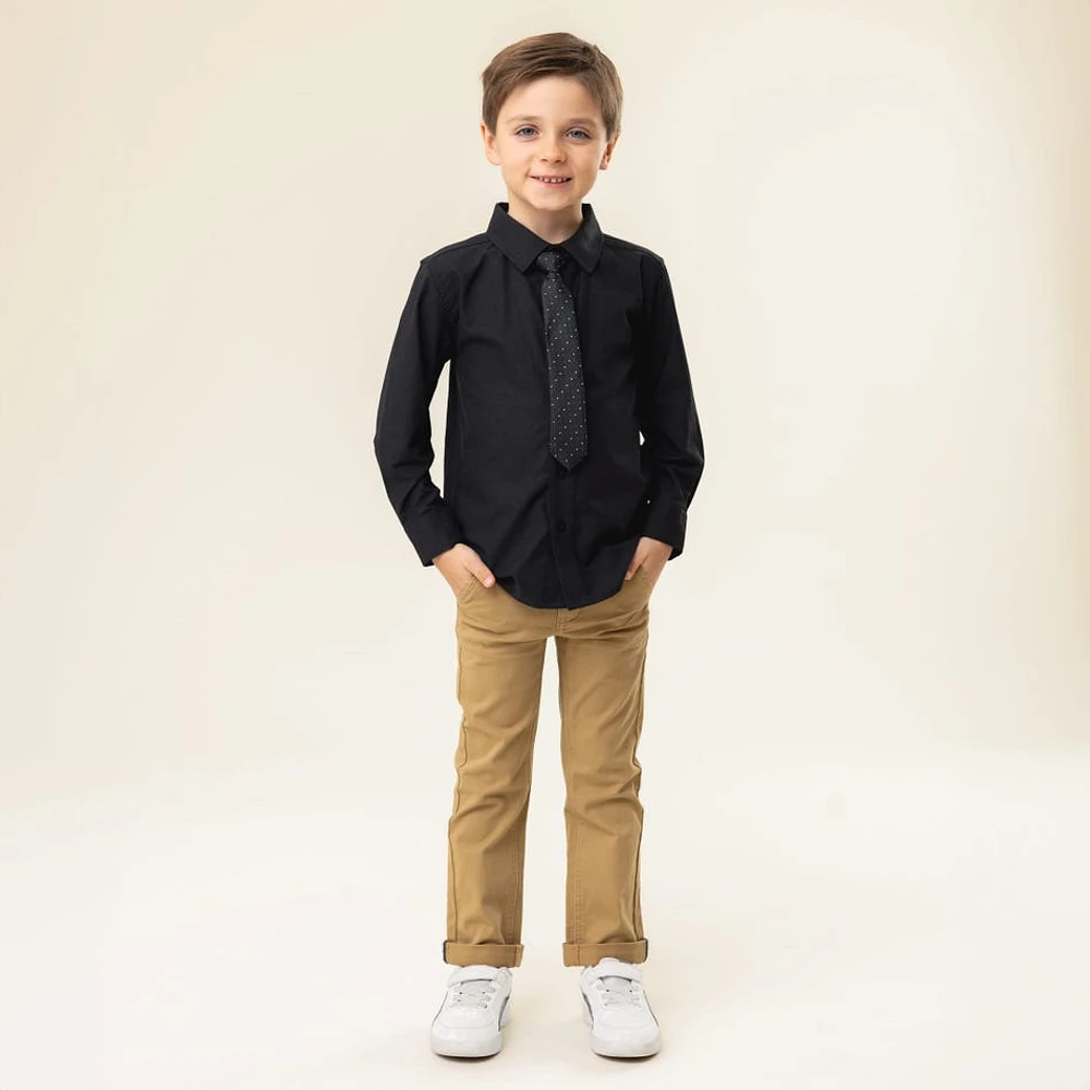 Tie Long Sleeves Shirt 2-12y