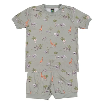 Safari Short Pajamas 2-12y