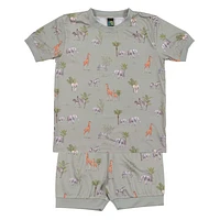 Safari Short Pajamas 2-12y