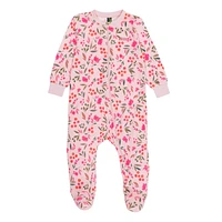 Flowers One Piece Pajamas 6-24m