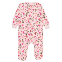 Flowers One Piece Pajamas 6-24m