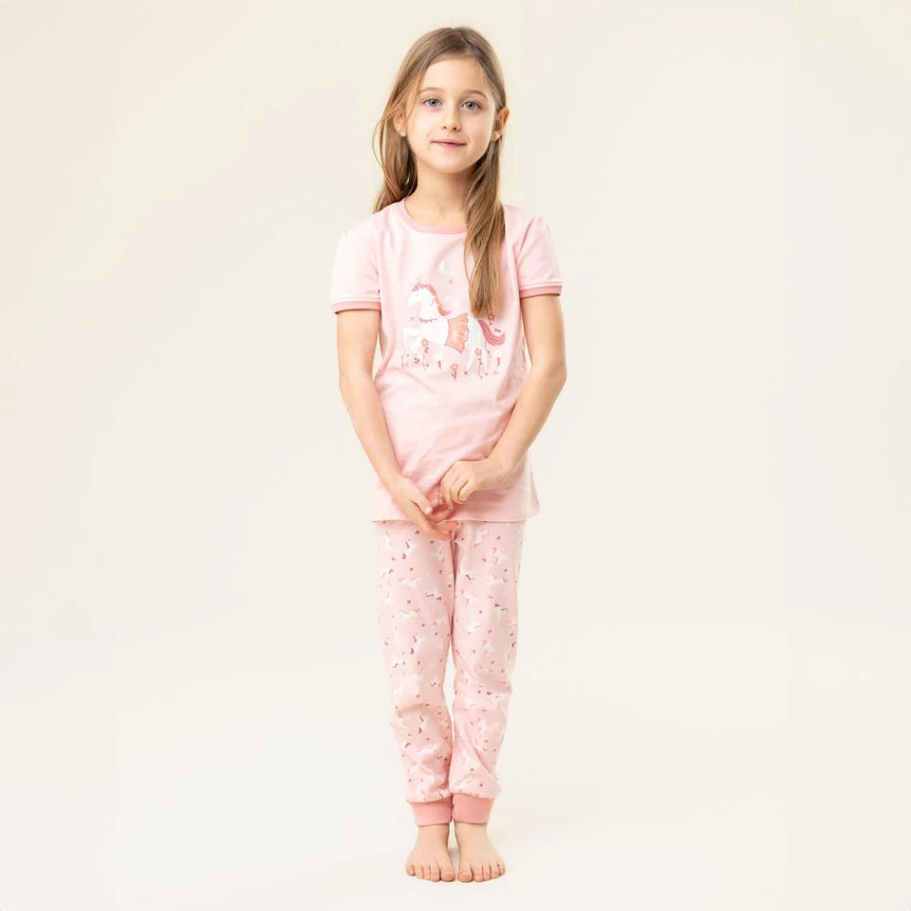 Unicorn 3 Pieces Pajamas 2-12y