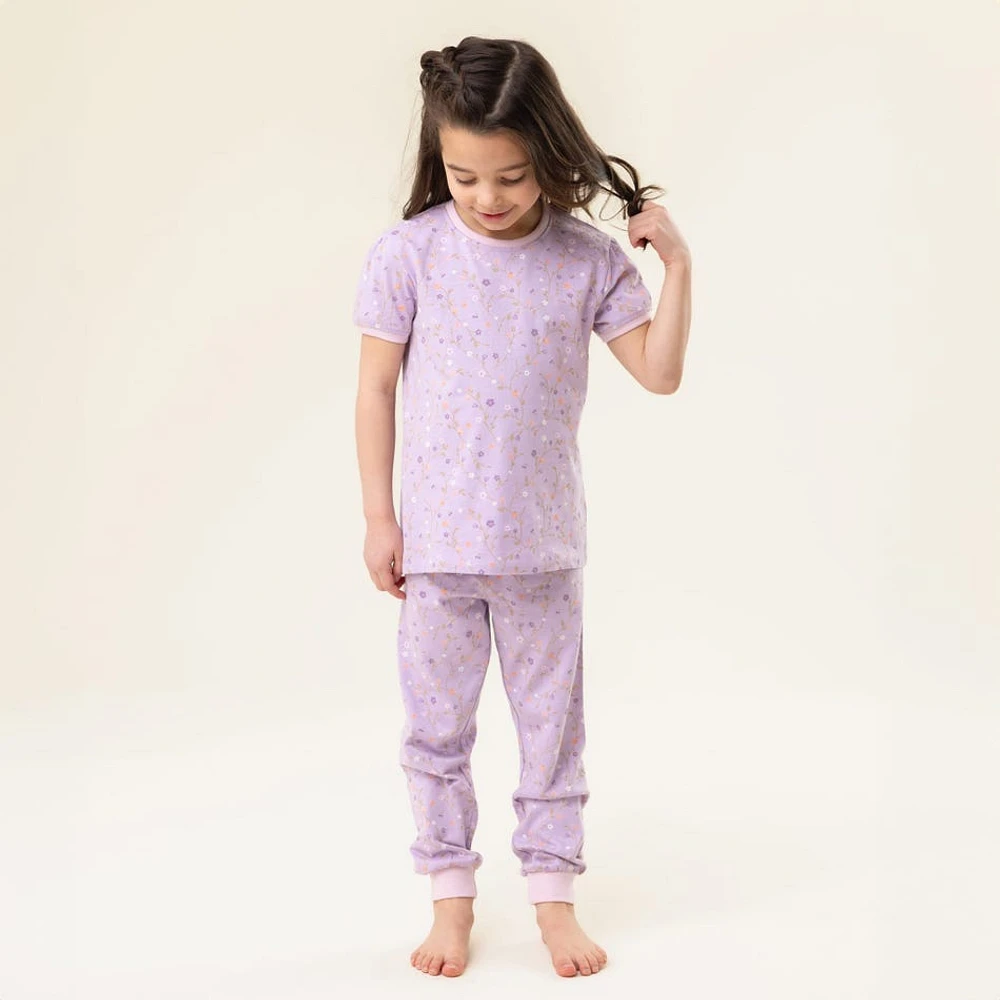 Pyjama Modal Fleurs 2-12ans