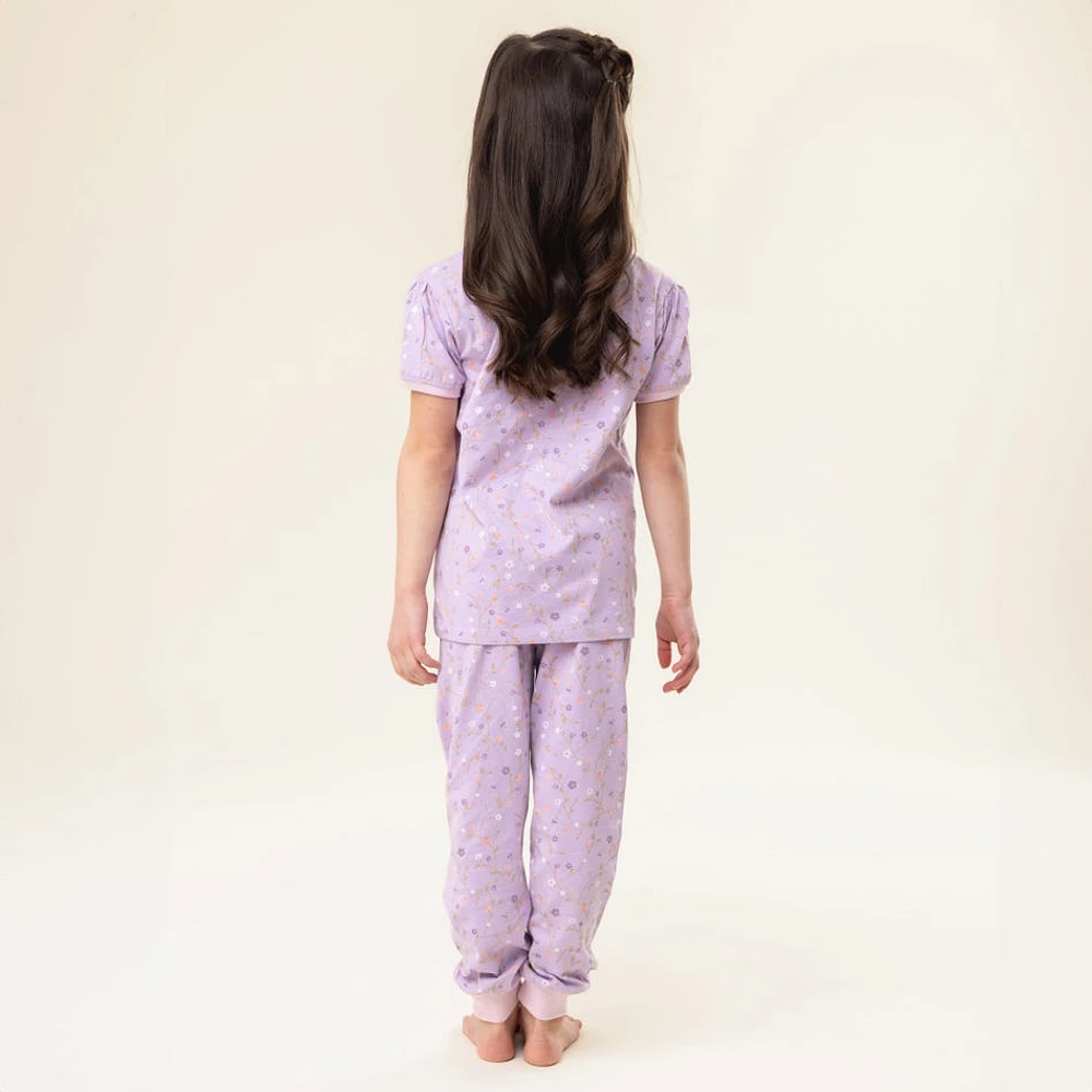 Pyjama Modal Fleurs 2-12ans