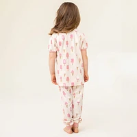 Ice Cream Modal Pajamas 2-12y