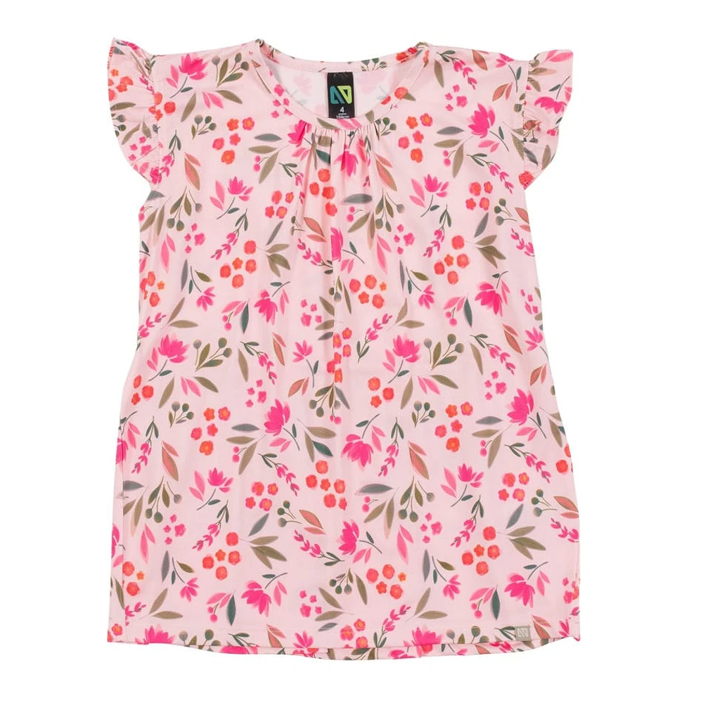 Pyjama Court Fleurs 2-12ans