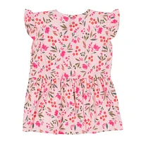 Flowers Short Pajamas 2-12y