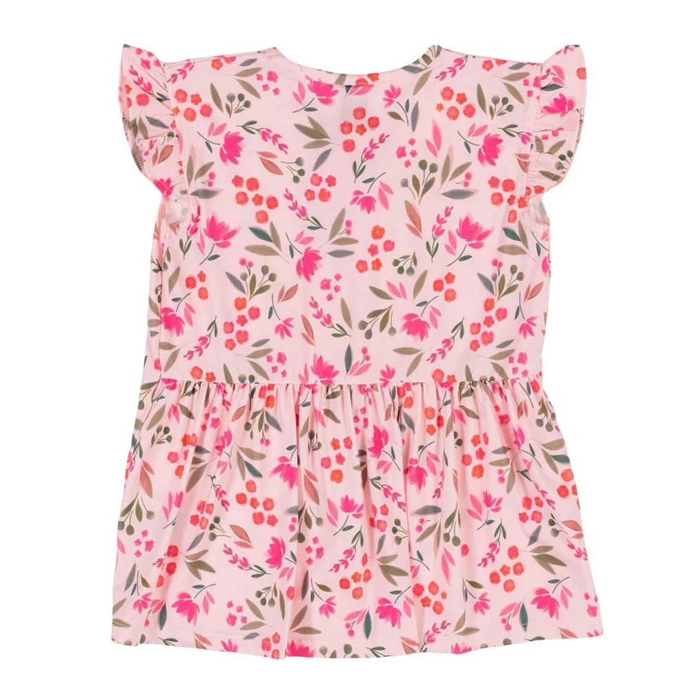 Pyjama Court Fleurs 2-12ans