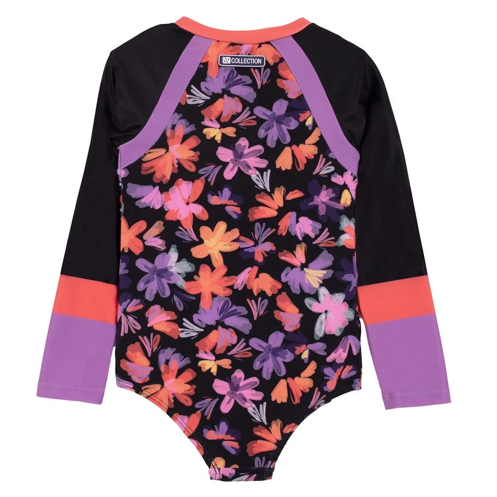 Maillot UV Manches Longues Bouquet 4-14ans