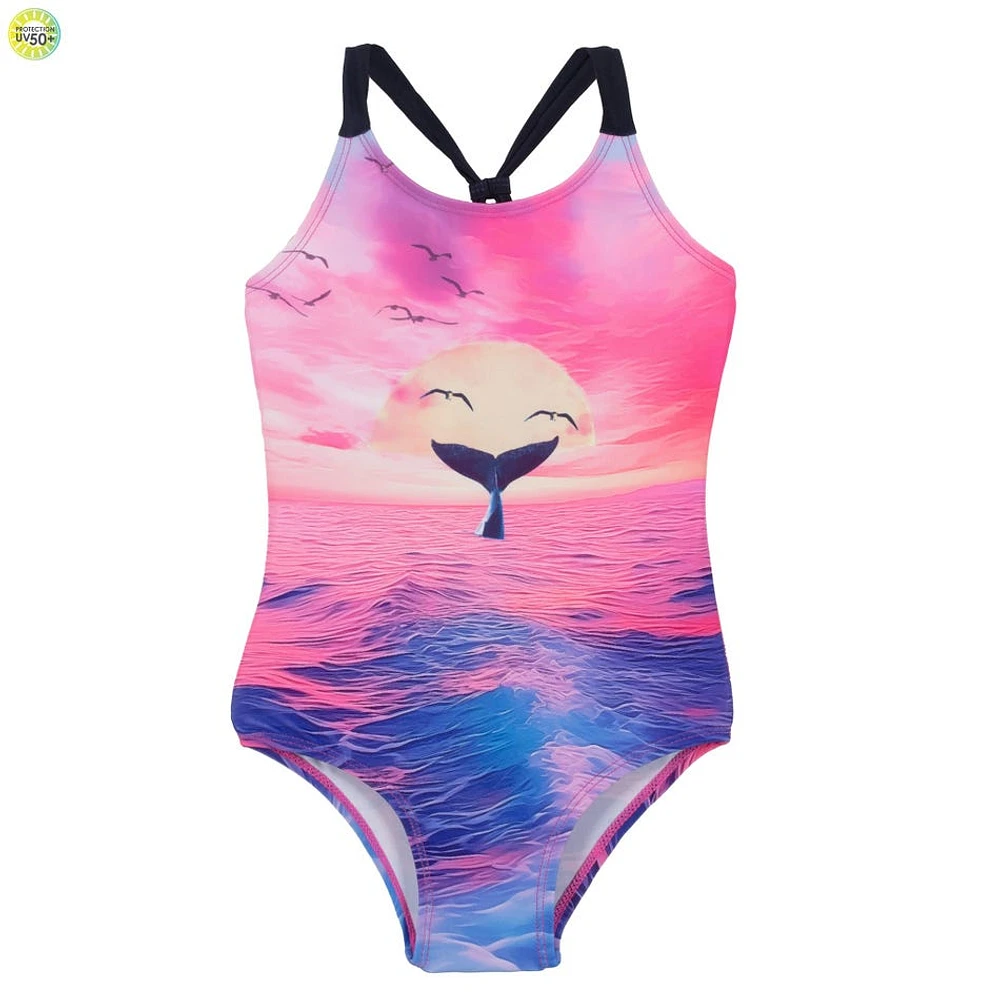 Whale Swimsuit 2-14y