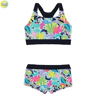 Tropical 2 Pieces Swimsuit 4-14y