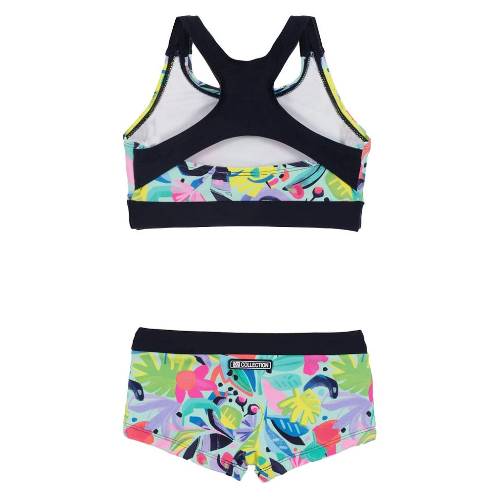 Maillot UV 2 Pièces Tropical 4-14ans