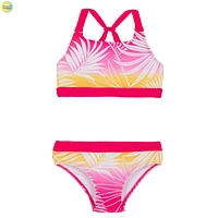 Palm Tree 2 Pieces Swimsuit 4-14y