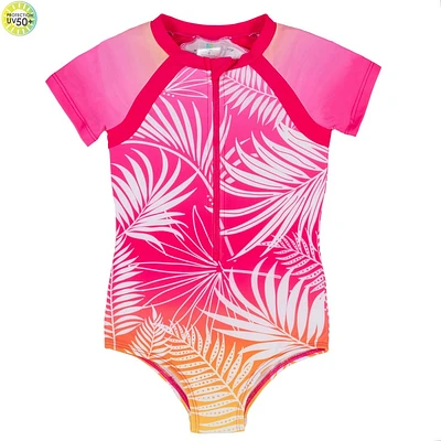 Palm Tree UV Swimsuit 4-14y