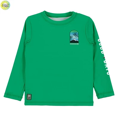 Palm Tree Long Sleeves Rashguard 2-10y