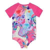 Flamingo UV Swimsuit 4-12y