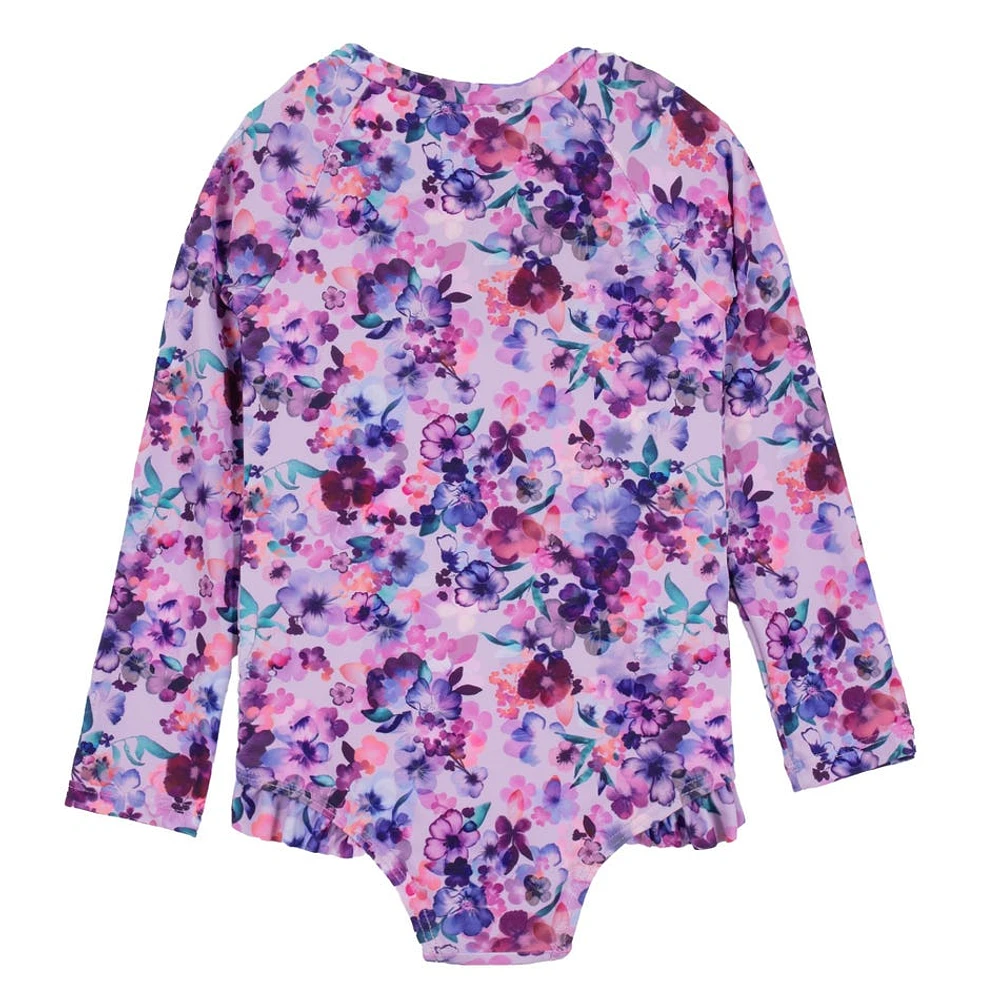 Maillot UV Manches Longues Floraison 2-8ans