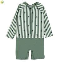 Striped Long Sleeves UV Swimsuit 6-24m