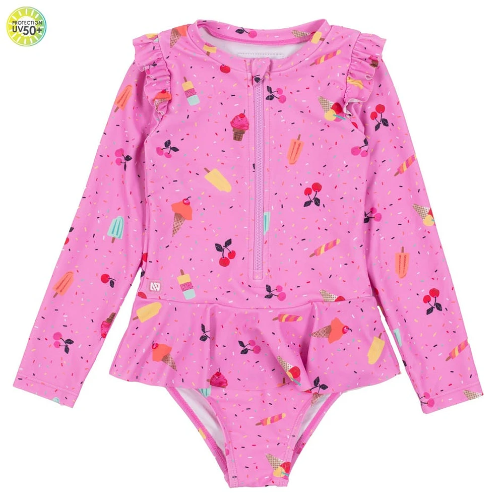 Maillot UV Manches Longues Desserts Glacés 2-6ans